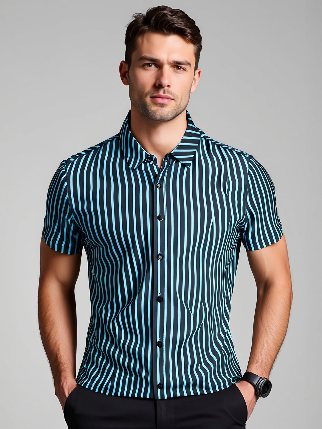 Liam™ - Stylish Striped Shirt