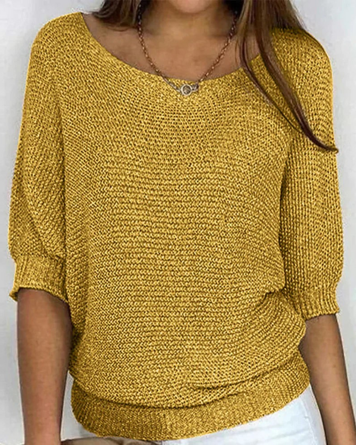 Luigia - Elegant braided sweater