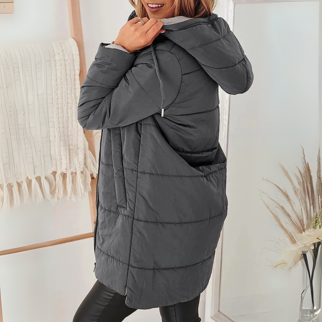 YILA | Casual Hooded Puffer Down Jacket