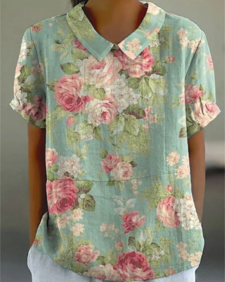 Beatrix | Retro Floral Shirt