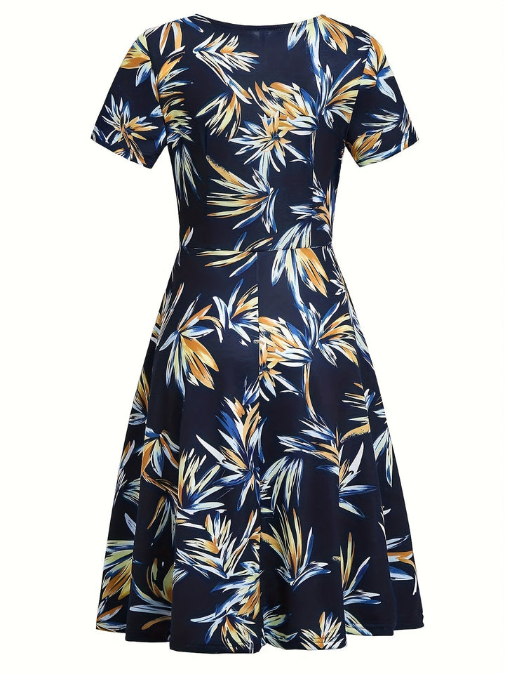 Victoria™ - Elegant Tropical Dress