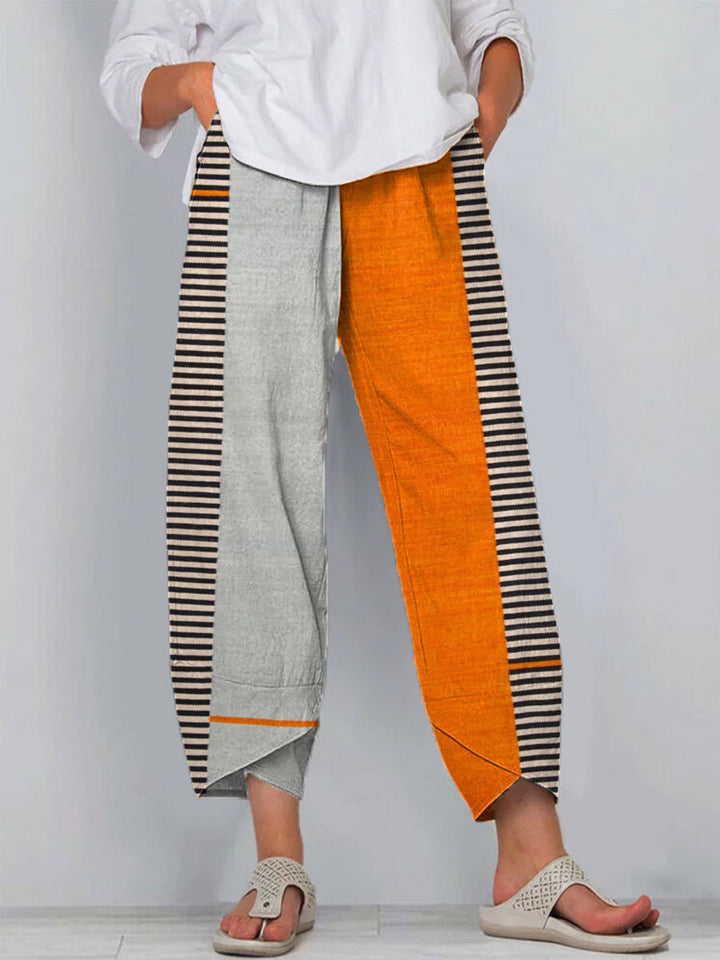 Diana - Vintage Boho Geometry Art Print Casual Dress, Tops and Pants