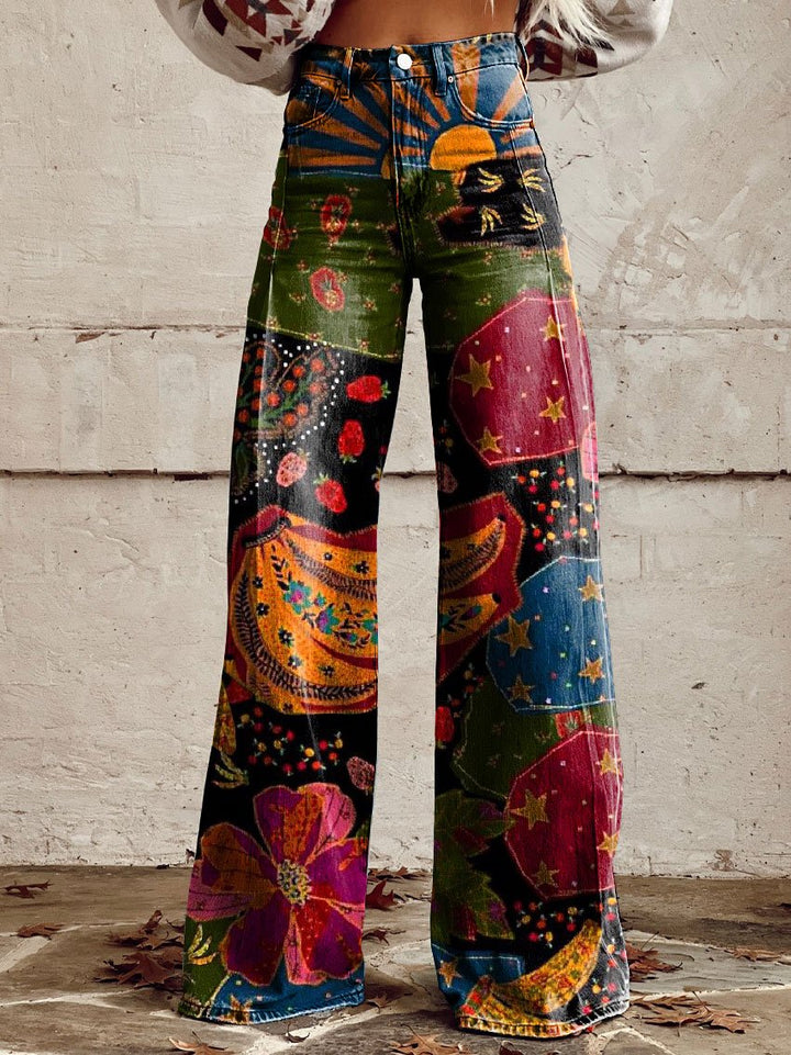 Ismerra | Elegant boho vintage trousers for a stylish look