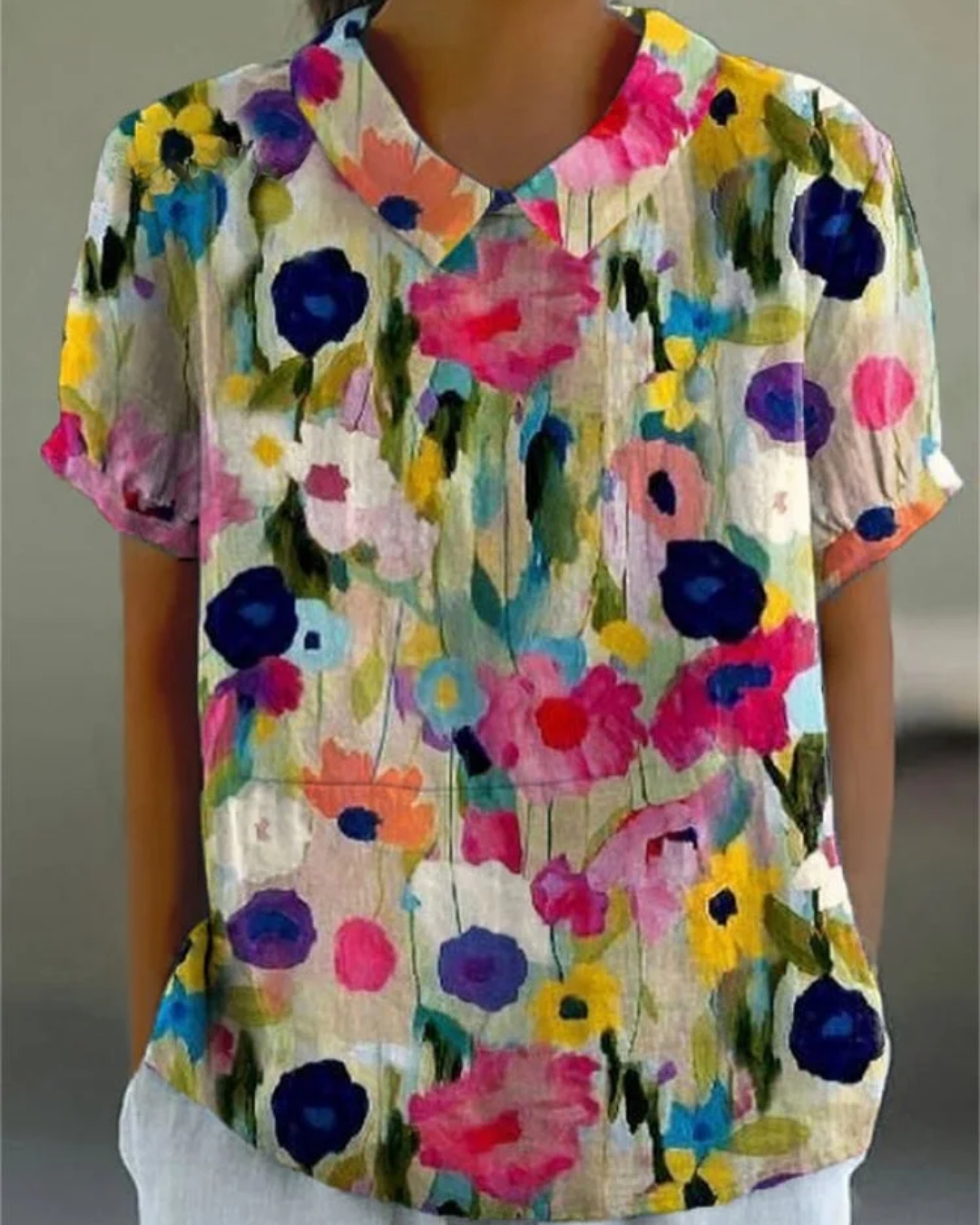 Beatrix | Retro Floral Shirt