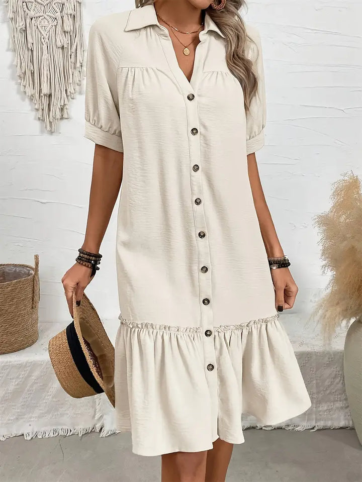 Victoria™ - Elegant Shirt Dress