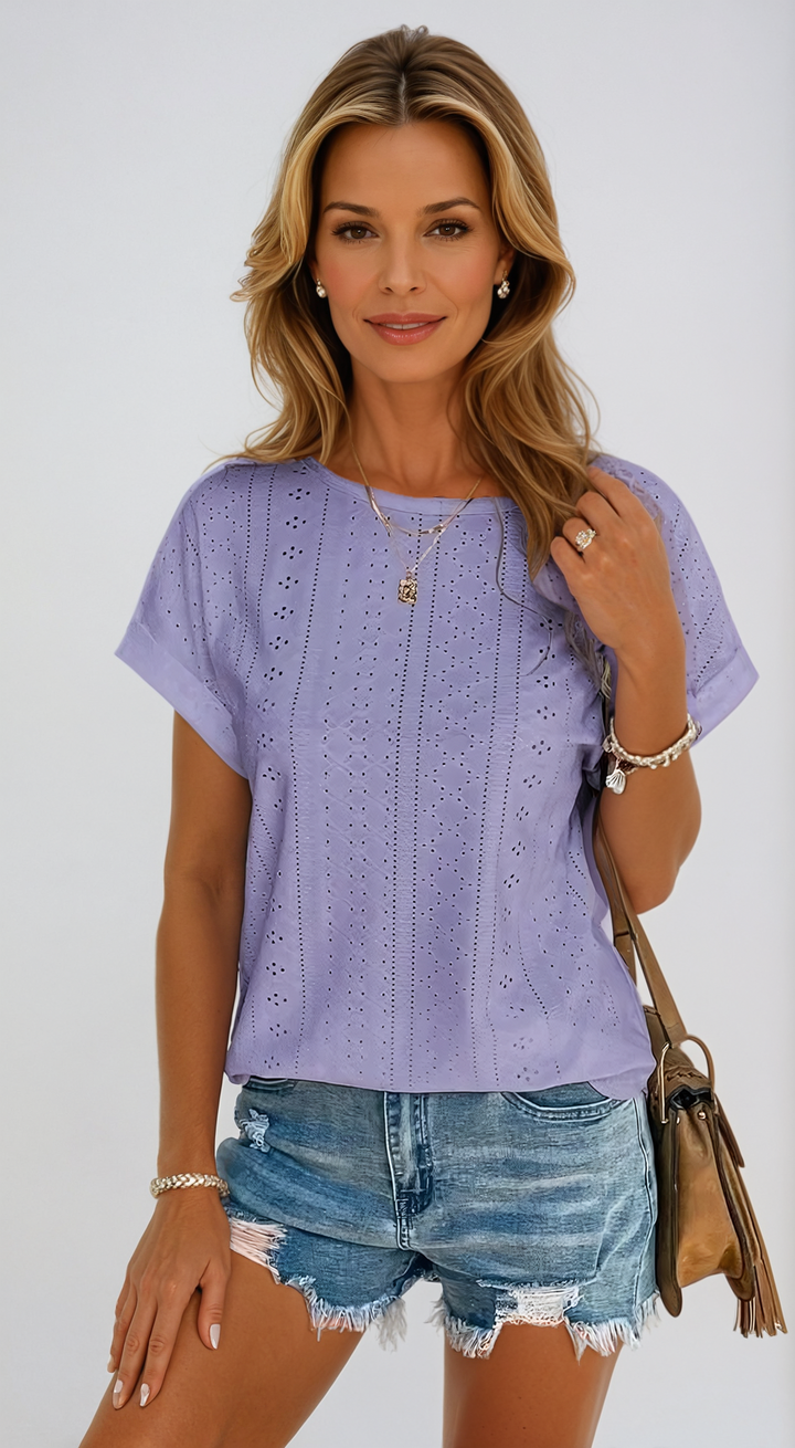 Sophia™ - Summer Round Neck Top