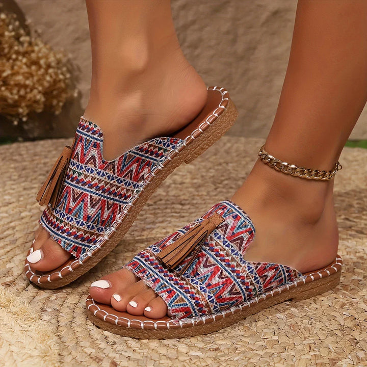 Zoe™ - Ethnic Flat Sandals