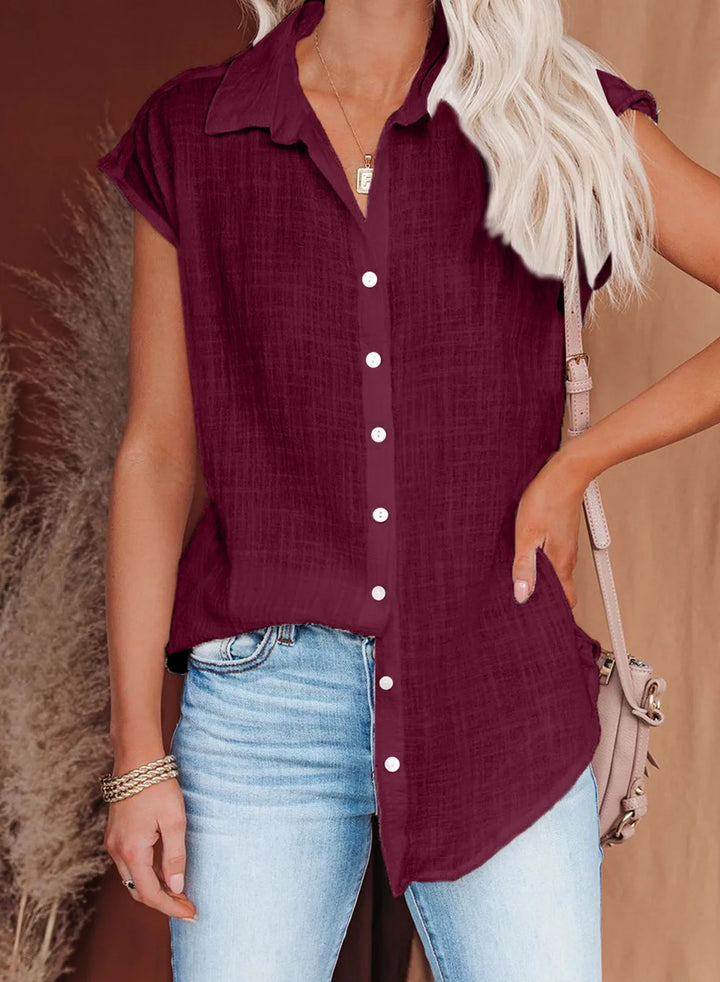 EVERYDAY BUTTON-UP BLOUSE