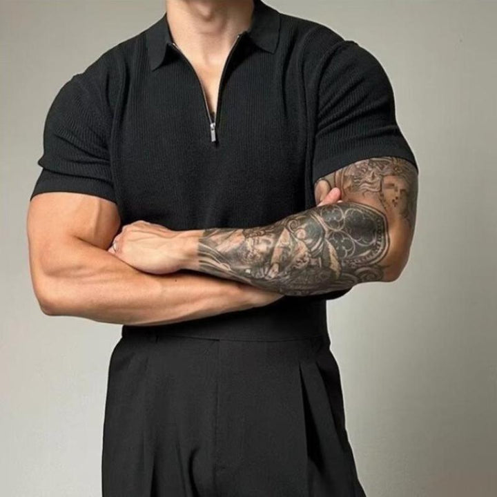 MORCO ZIP MUSCLE SHIRT