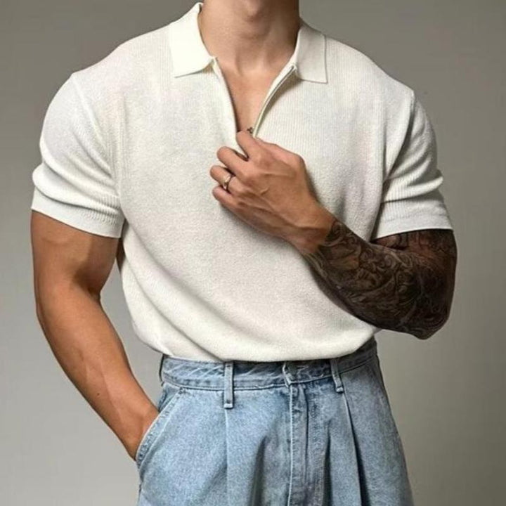 MORCO ZIP MUSCLE SHIRT