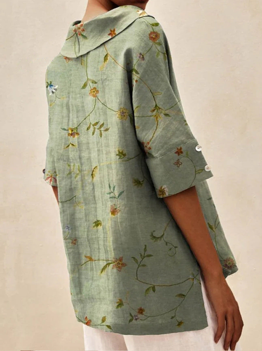 Andrea | Elegant top with V-neck