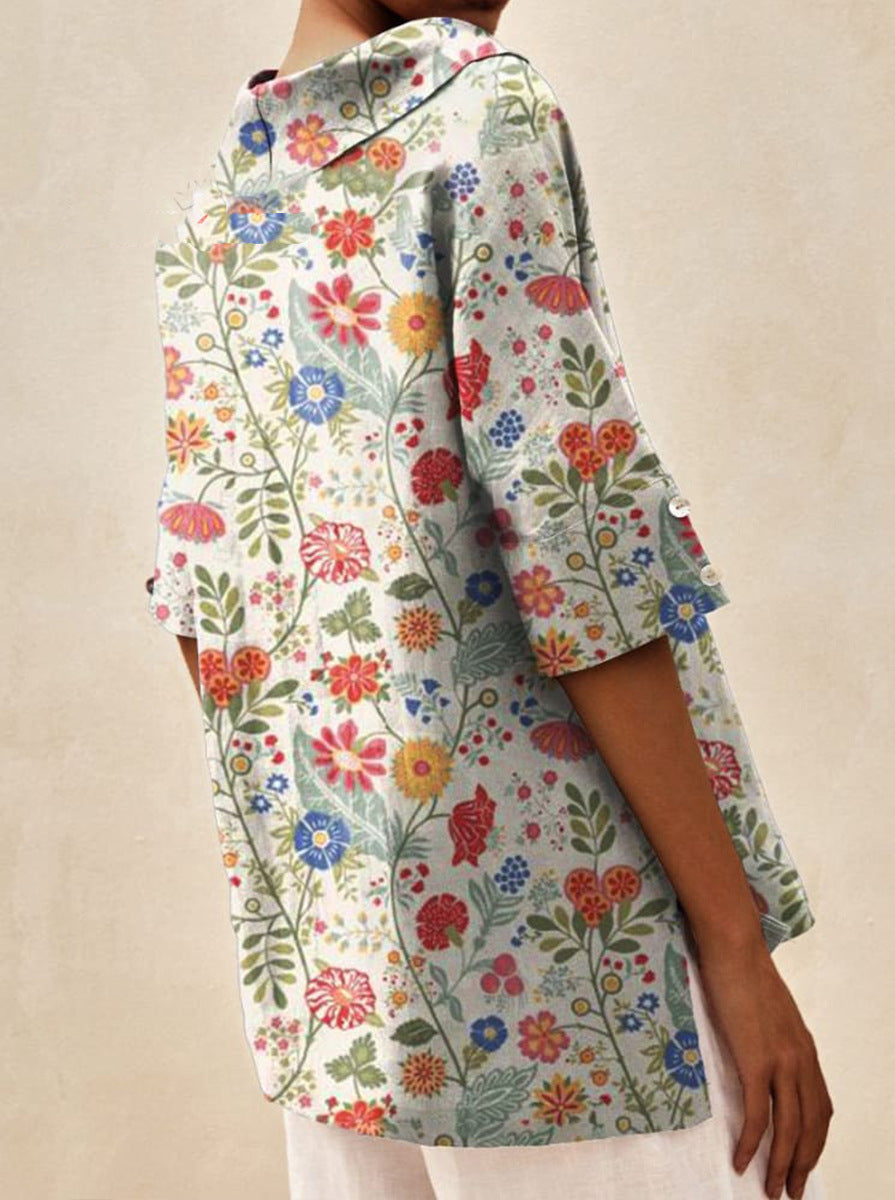 Andrea | Elegant top with V-neck