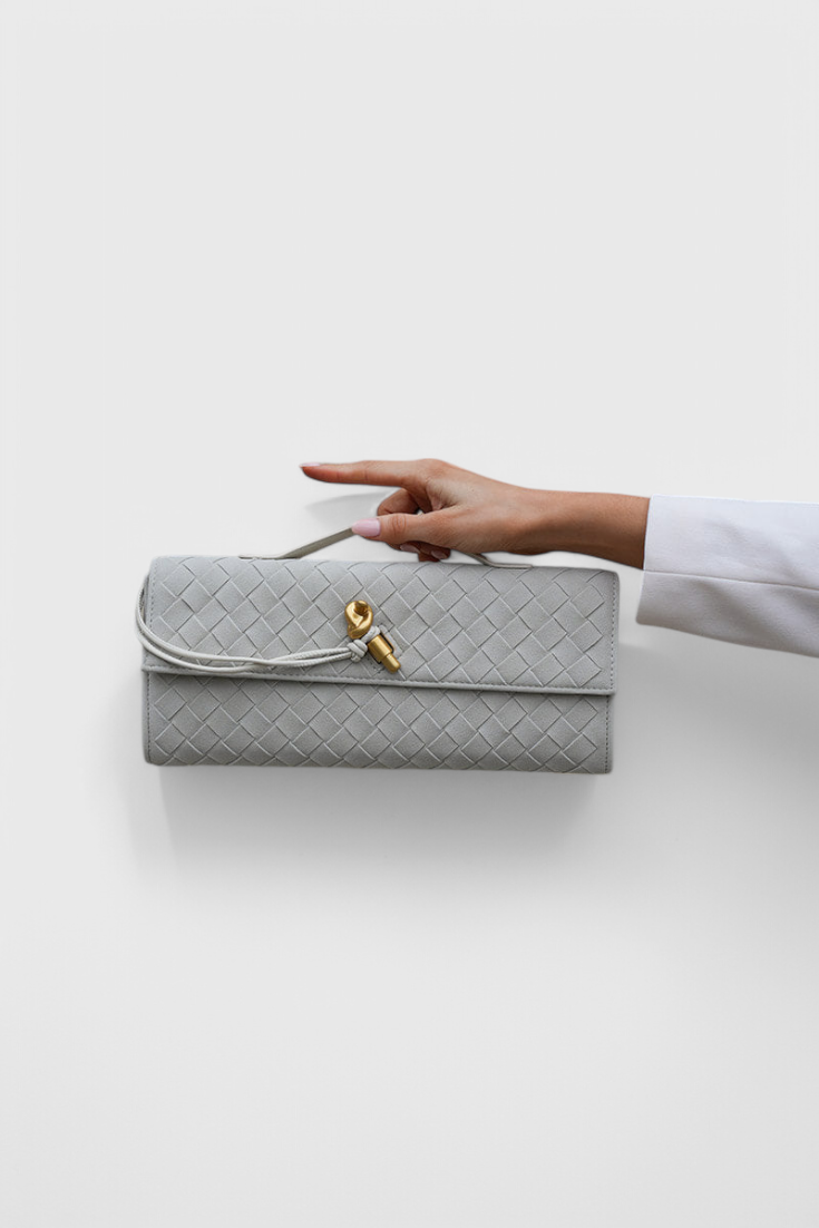 Melanie Classic Suede Shoulder Bag