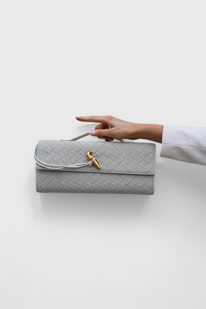 Melanie Classic Suede Shoulder Bag