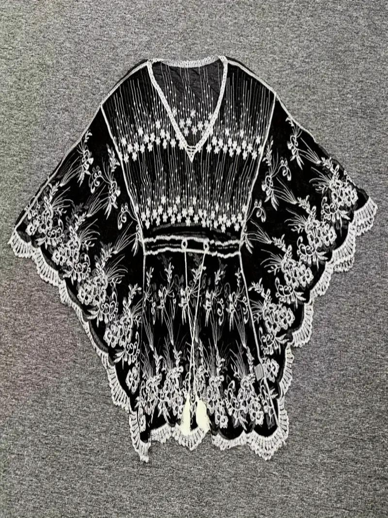 Cover-Up, Mesh, Long Sleeve, Beach Cover-Up, Beach Outfits