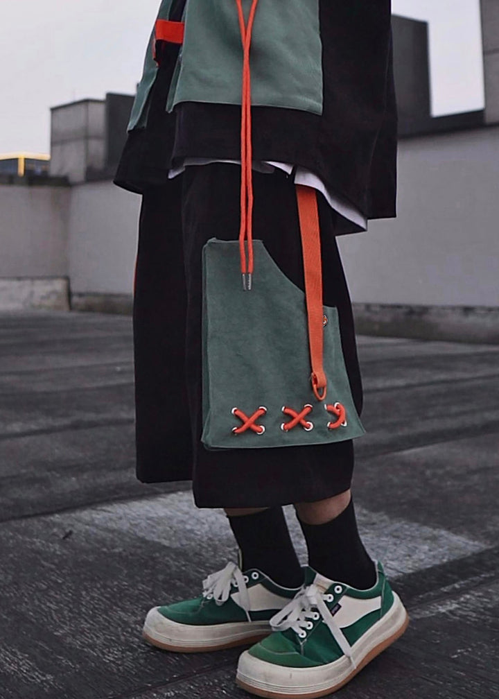 Ethro - Casual Pockets Oversized Cotton Mens Shorts