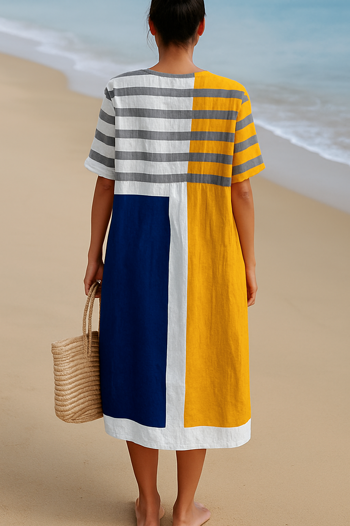 Nadège | Color block dress