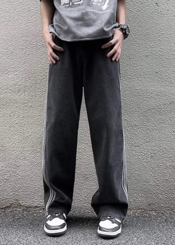 Cameron - Cool Pockets Patchwork Denim Pants Men