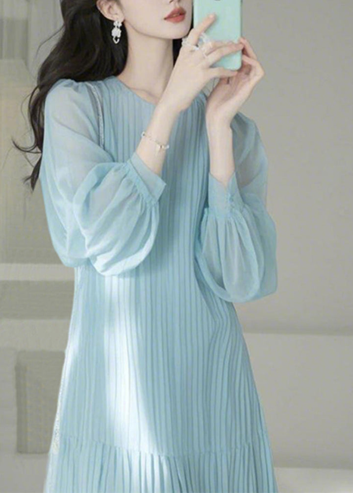 O-Neck Cinched Maxi Dresses Spring