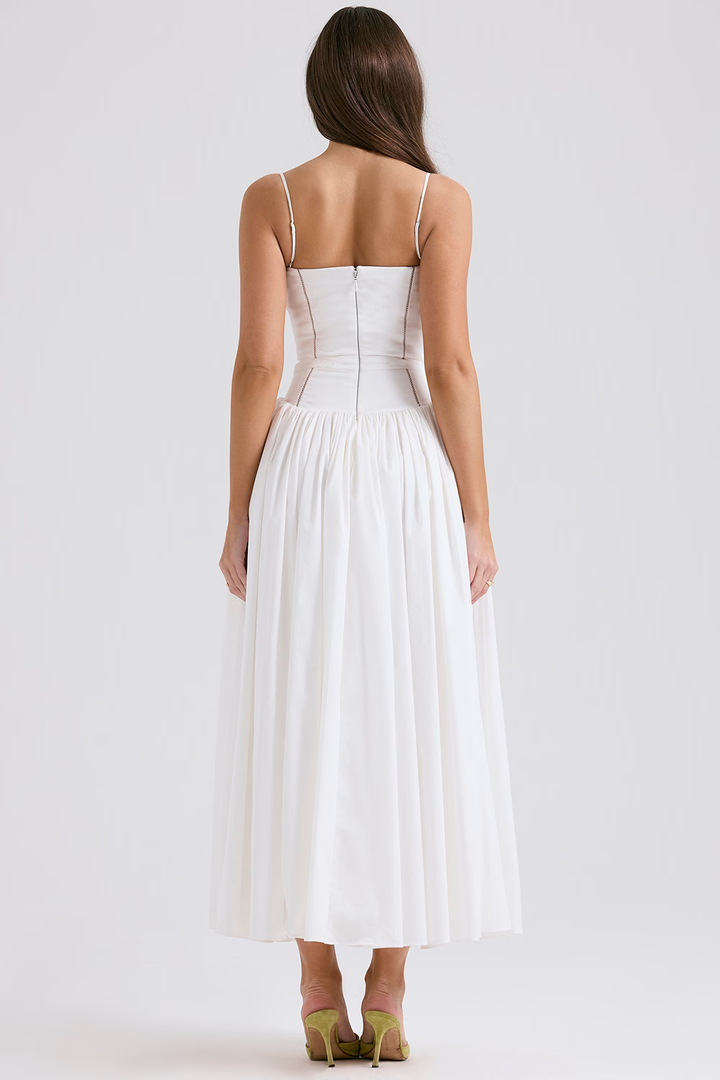 VIOLETTA POSY MIDI DRESS