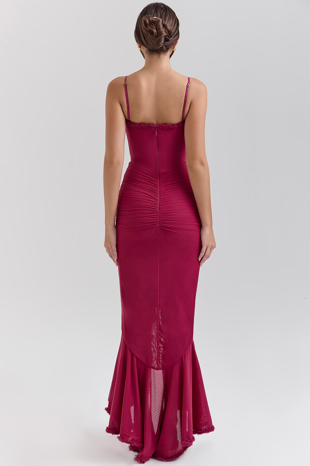 VOLARE RUFFLE GOWN