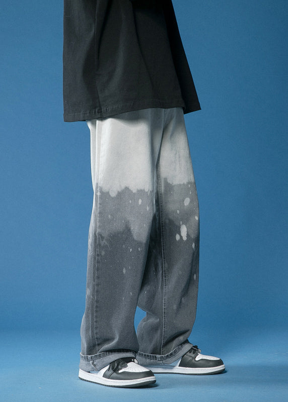 Taylor - Fashion Gradient Pockets Denim Mens Pants