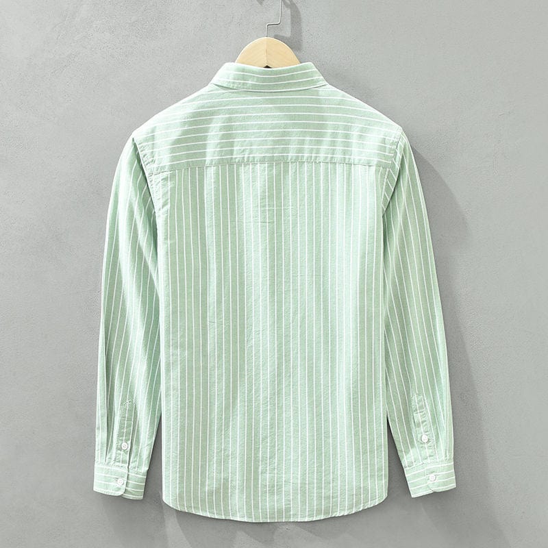 Marea Striped Shirt in Premium Linen