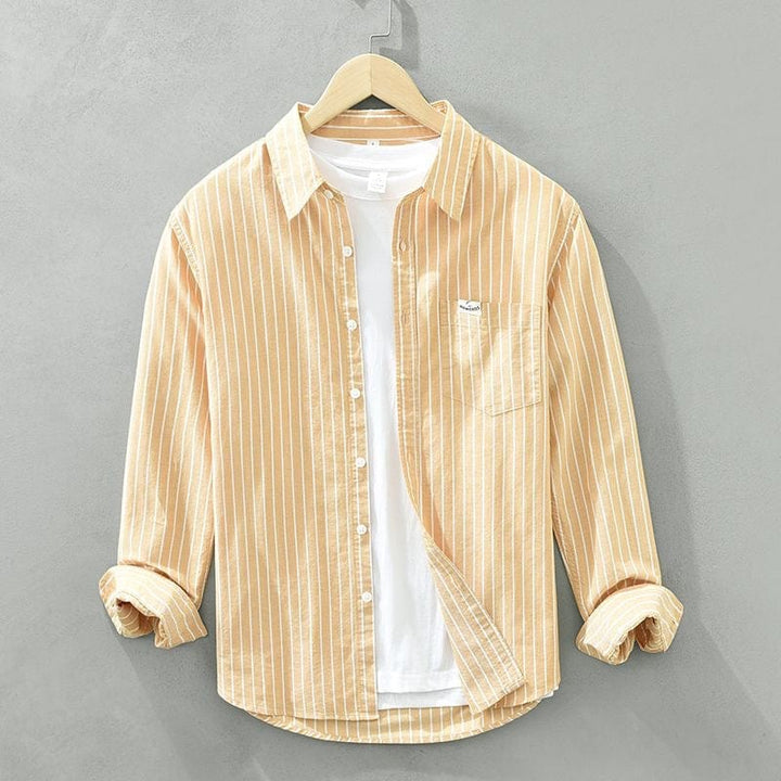 Marea Striped Shirt in Premium Linen