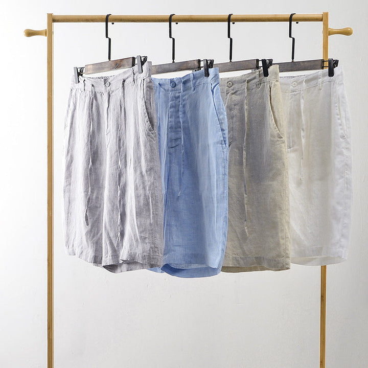 Lorenzo Vitali Lagoon Linen Shorts