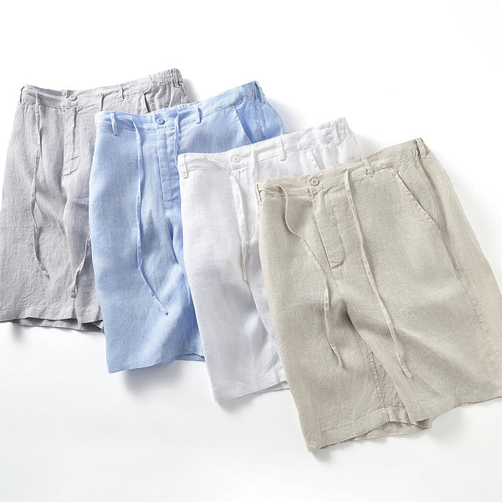 Lorenzo Vitali Lagoon Linen Shorts
