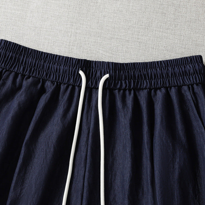 LIVIA RELAXED COTTON LINEN SHORTS