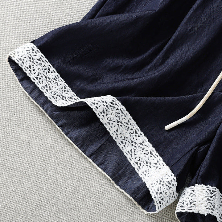 LIVIA RELAXED COTTON LINEN SHORTS