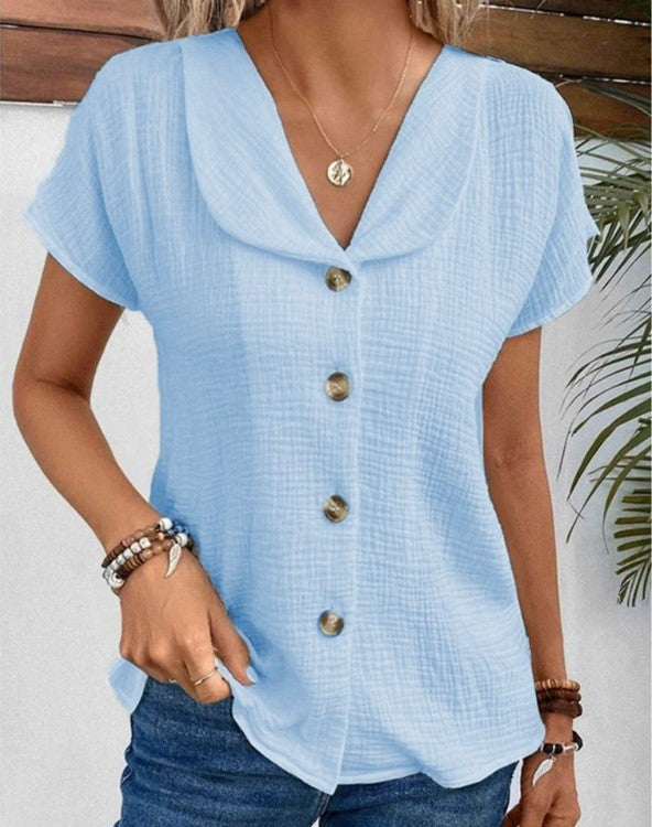 Mia™ - Elegant Top With Handmade Details