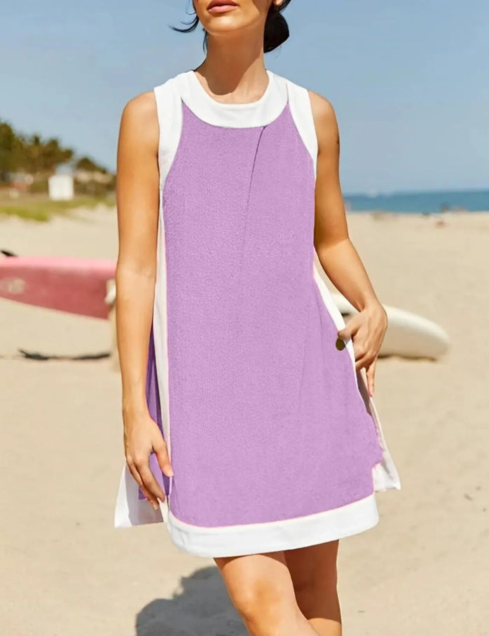 QUEENEE™ – Chic Sleeveless Pullover and Shorts Lounge Set