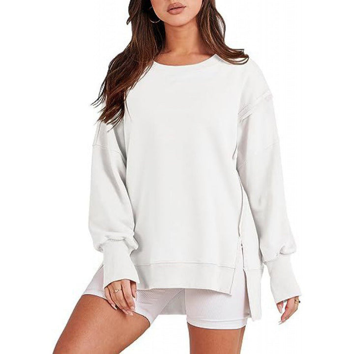DAMIT™ - Casual Oversized Long Sleeve Crewneck Sweatshirt