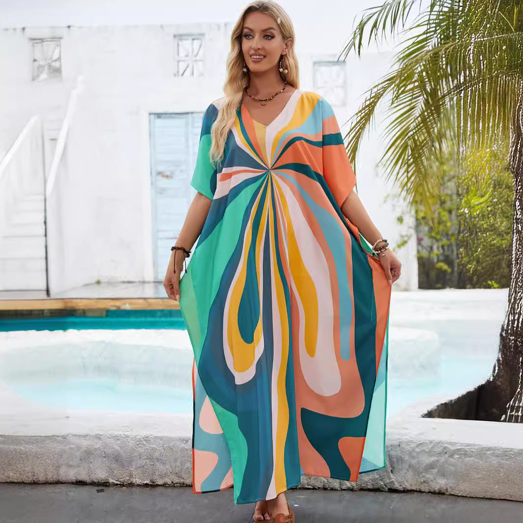 Beach Holiday Loose Bikini Cover-Up