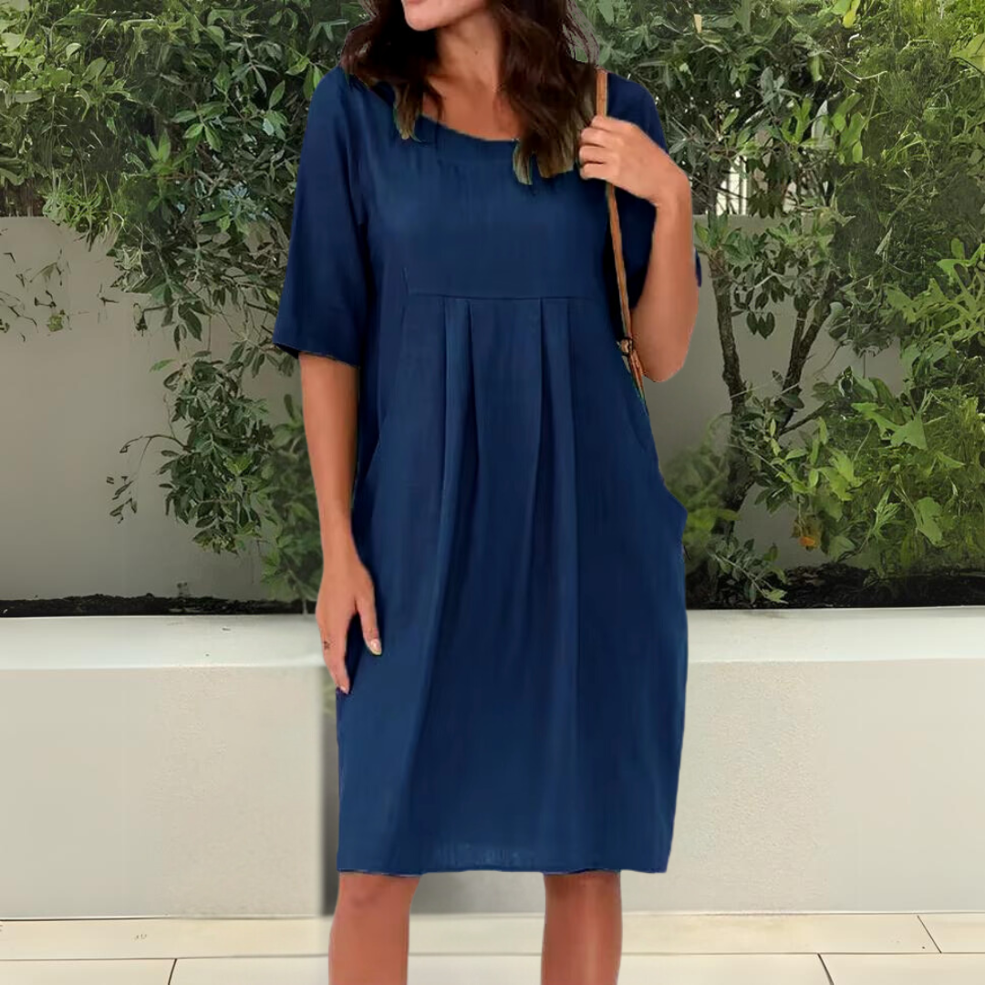 Sophia™ - Loose Dress With Pocket