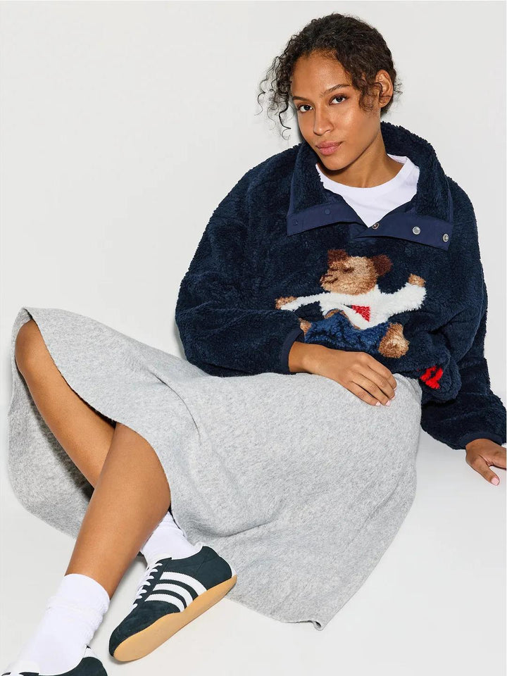 Teddy | Blue Teddy Bear Graphic Sweatshirt