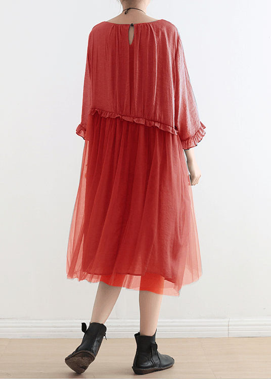 Tull Maxi dresses patchwork chiffon Summer Dresses