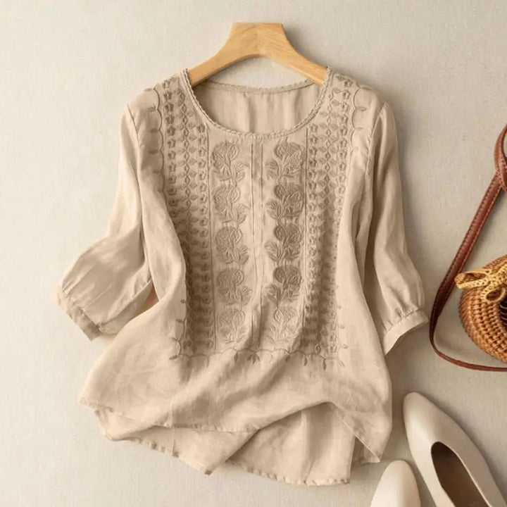 Florence™ - Embroidered Boho Blouse (Small Fit)