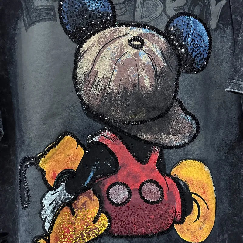 The “Too Cool to Care” Sequin Tee