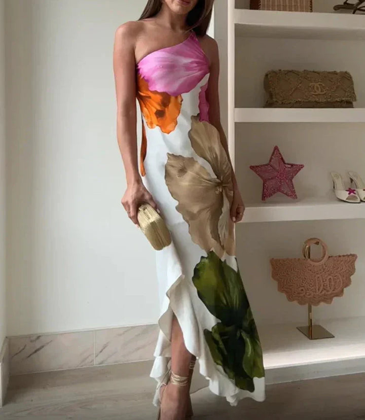 Brielle™ | Elegant Patchwork Maxi Dress