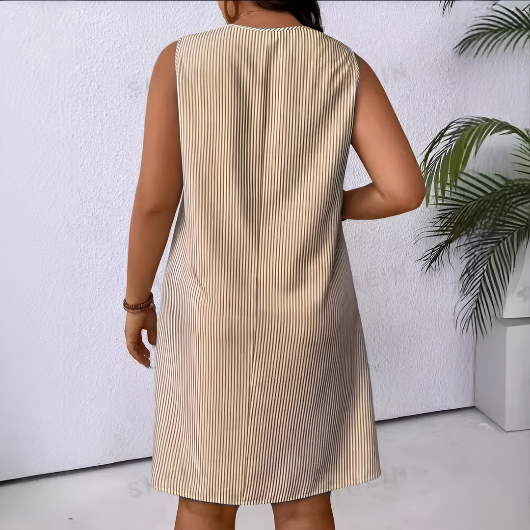 Charlotte™ - Striped Sleeveless Dress