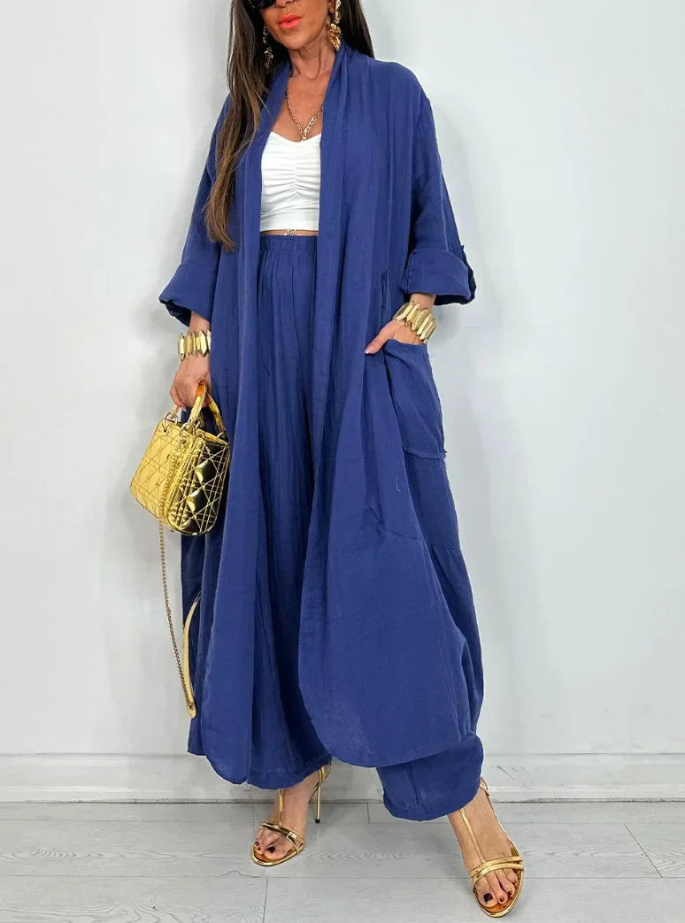 Abigail™ - Elegant Cardigan Pants Set