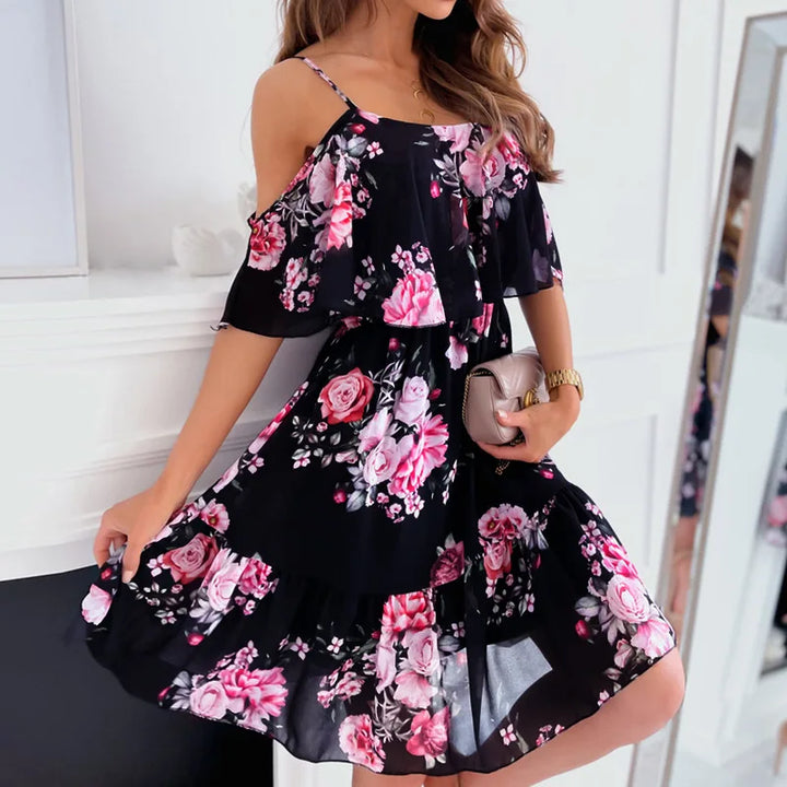 FLEURBELLE OFF-SHOULDER DRESS