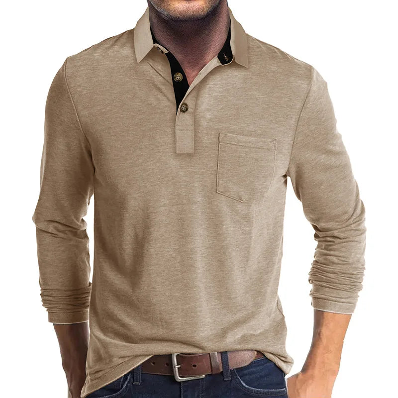 Jörg™ | Men's long-sleeved shirt with buttons