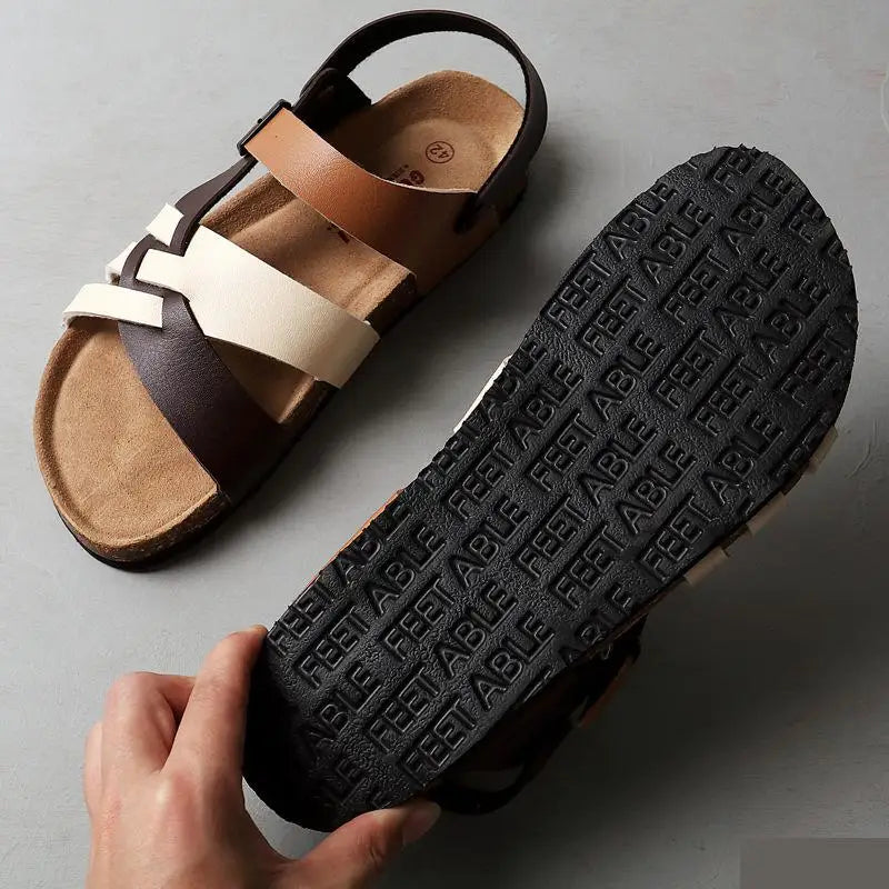 Elara | Premium orthopedic leather sandals