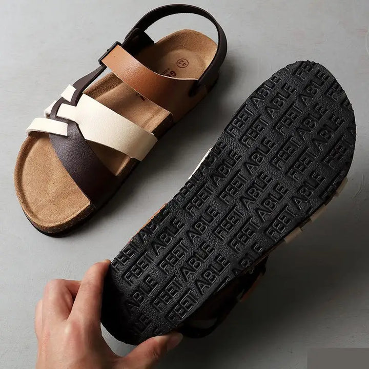 Elara | Premium orthopedic leather sandals