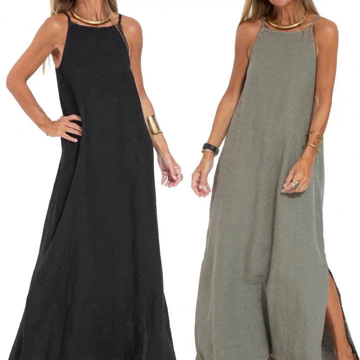 ELEGANCE SHOULDERLESS MAXI DRESS