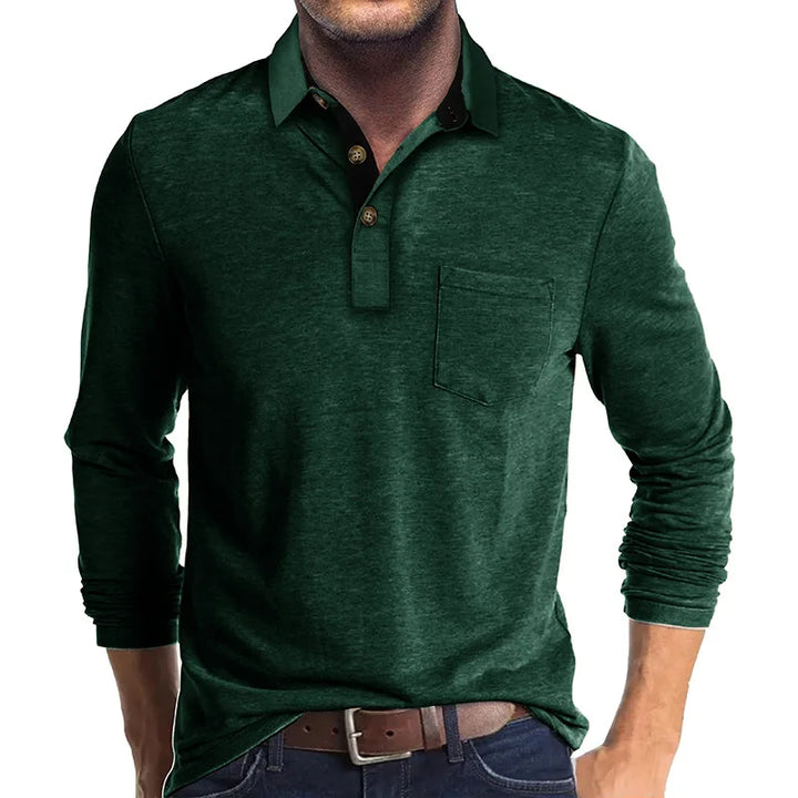 Jörg™ | Men's long-sleeved shirt with buttons